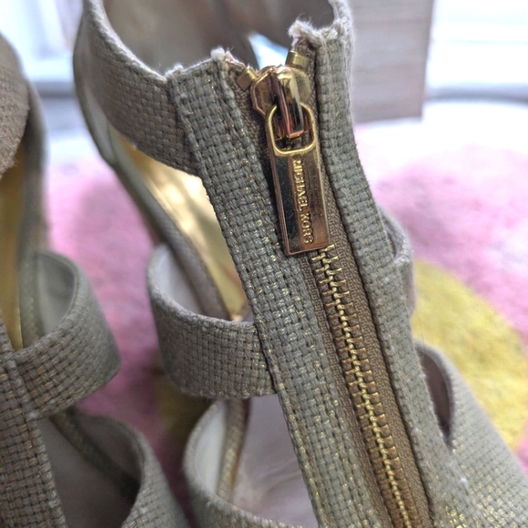 MICHAEL Michael Kors Damita Linen Wedge - US Women's 7 - Picture 7 of 9
